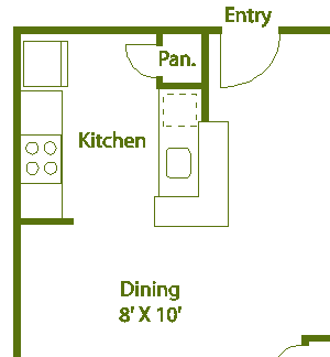 1 bed 1 bath G